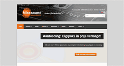 Desktop Screenshot of mirasound.nl