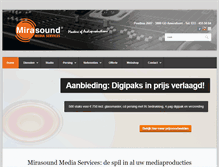 Tablet Screenshot of mirasound.nl